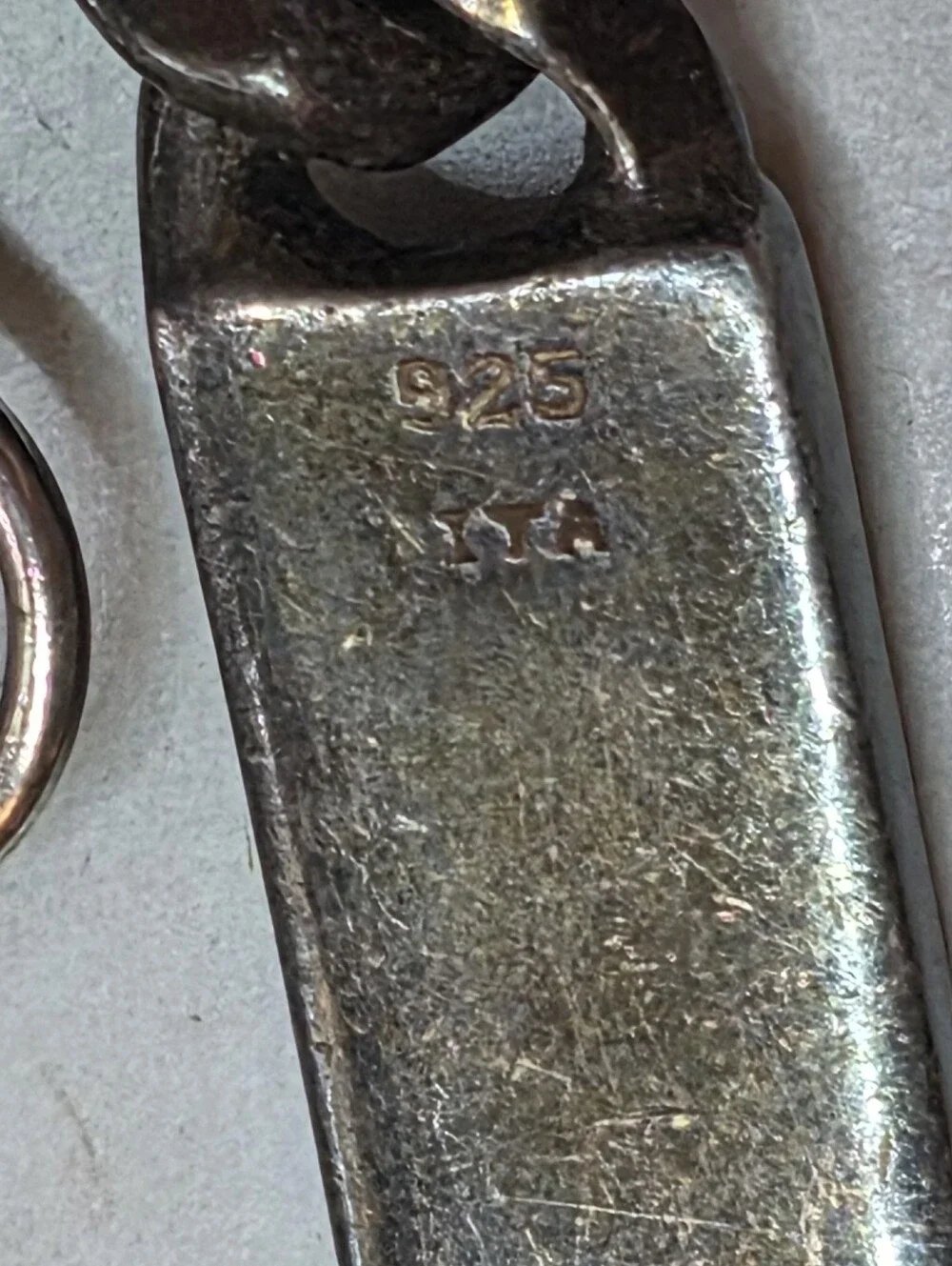 925 ID Bracelet w/ Billy Frank on it